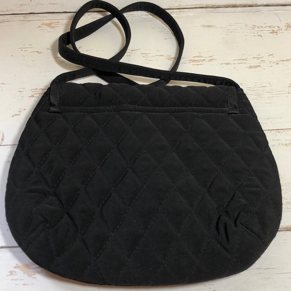 Vera Bradley Small Black Quilted Bag - Picture 3 of 6